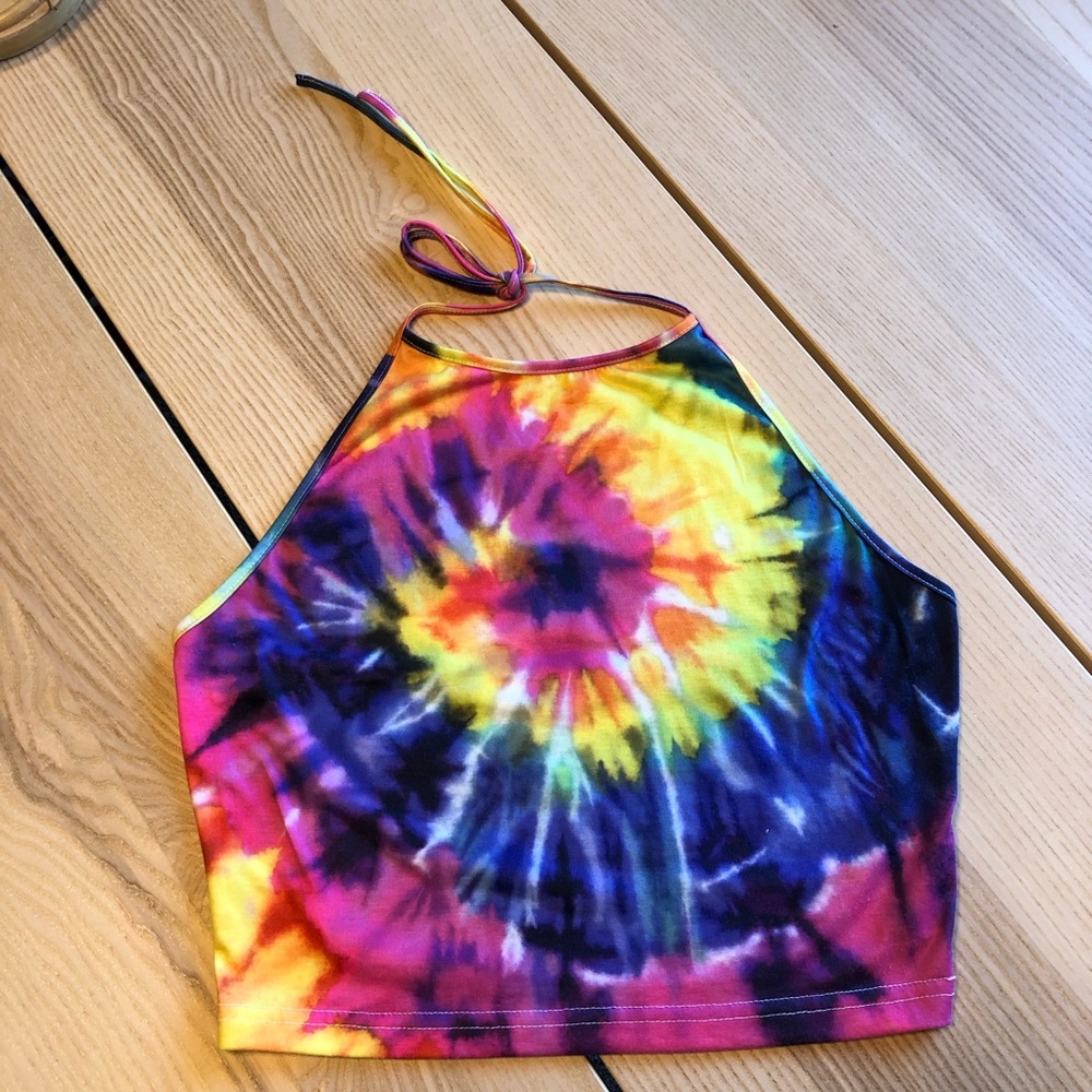 Tie dye halter top